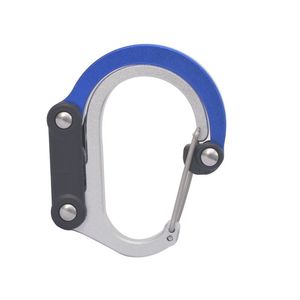 Mosquetón de Aleación de Aluminio en Forma de D de Alta Resistencia, Multifuncional, Rápido y Seguro para Viajes al Aire Libre - Product Image 1