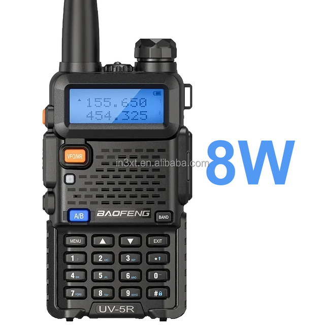 Baofeng UV-5R 8W Handheld Radio Walkie Talkie Long Battery 1800mAh Dual Band VHF UHF Transceiver Baofeng UV 5R UV5R
