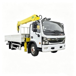 รถเครนติดรถบรรทุกขนาดเล็ก Dongfeng 5T ขับเคลื่อน 4x2 พร้อมเครนบูมตรงแบบยืดหดได้ประสิทธิภาพสูง - Product Image 1