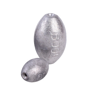 Palmer 1g-200g chumbo peso pesca pesos chumbadas forma oval oco chumbadas peso pesca - Product Image 2