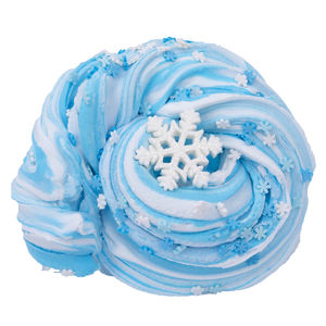 Commercio all'ingrosso della fabbrica di neve serie Flying Snowflakes burro melma con bianco e blu melma burrosa - Product Image 5