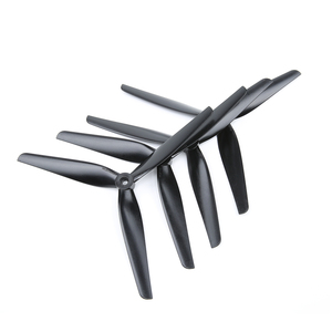 Hélices de 8 Pulgadas y 3 Aspas de Fibra de Vidrio Negra, Piezas de Bricolaje para Drones de Largo Alcance (1CW+1CCW) - Product Image 1