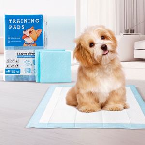 Pads d'apprentissage jetables super absorbants pour chiots et chiens, personnalisables, avec SAP, haute durabilité, imperméables, en bois, pour grossistes - Product Image 1