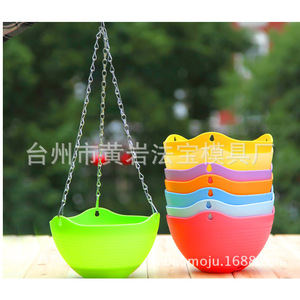 Hanging <b>Basket</b> <b>Plastic</b> Pot Customized Shape Multi Cavity Mold For Garden Use - Product Image 2
