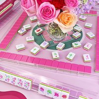 Set Mahjong Amerika Koleksi Mawar Akrilik Empat Lapis Facelift Eksklusif Untuk Hiburan Dewasa
