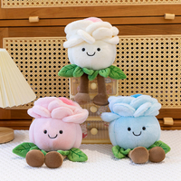 En gros : Peluches, Poupée rose parfumée, Coussin de canapé, Coussin de sommeil, Lamination brillante, Cadeau unisexe, Cadeau pour fête sur le thème des plantes