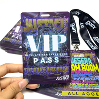 Impression rapide de cartes VIP personnalisées, taille sur mesure, impression couleur CMYK, carte de badge VIP avec perforation pour événements