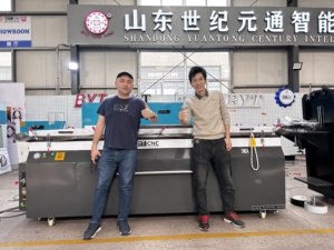 Machine de pressage sous vide pour la fabrication de bassins en surface solide Corian, conception thermoformage 3D en feutre - Product Image 5