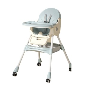 Silla alta multifuncional ajustable para bebés, de plástico, con altura ajustable y función de balanceo, para bebés de 0 a 12 meses. - Product Image 5