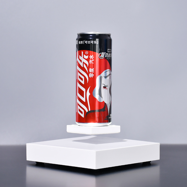 Base Magnetic Floating Display Levitating Display Stand Levitation and Rotation Wireless LED Lighting Advertise Display Stand
