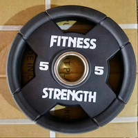 Disques de musculation en fonte pour haltères, avec poignée ergonomique, pour usage commercial en salle de sport, fournis directement par l'usine en gros