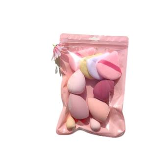 Éponge de maquillage violette rose, ensemble de houppettes sans latex, végétariennes, douces et confortables, ensemble de beauté mixte - Product Image 2