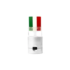 Jual stensil lukisan wajah penggemar sepak bola ukuran 7.5*3.8CM warna merah hijau putih bendera Italia dengan cangkang plastik