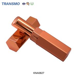 Flacon de rouge à lèvres en verre mat rose, tube vide pour rouge à lèvres, emballage rond pour rouge à lèvres, flacon de baume à lèvres mat - Product Image 3