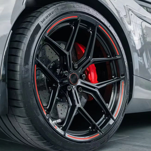 Jantes monobloc forgées sur mesure, 15-26 pouces, noires, pour Mercedes, <span class=keywords><strong>Chevrolet</strong></span> <span class=keywords><strong>Corvette</strong></span> <span class=keywords><strong>C7</strong></span> C8 de luxe - Product Image 1