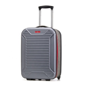 Ensemble de Bagages de Voyage Pliable ABS PC, Lot de 3 Pièces, Bagage à Main, Roulette <span class=keywords><strong>TSA</strong></span>, Tissu Aluminium, <span class=keywords><strong>Cadenas</strong></span> Inclus, 20, 24, 28 Pouces - Product Image 2
