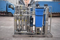 Machine de traitement d'eau potable en acier inoxydable 1000 litres par heure, usine de purification RO, cuve sous pression PLC, certifiée CE