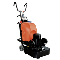 Meuleuse à béton 7,5 kW 650 mm 380 V à fréquence variable avec transmission par engrenages pour le décapage de revêtements époxy