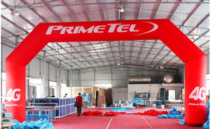 Arco inflable del fabricante, venta al por mayor, arco gigante personalizado promocional, arco inflable para correr para eventos - Product Image 2