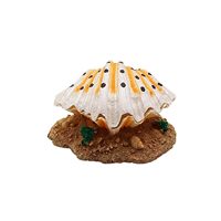 Shell décoration d'aquarium grotte faux escalade animal cachette aquarium paysage aquarium décoration d'aquarium résine