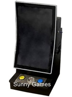 Máquina de Juego con Pantalla Táctil Curva de 23.6 Pulgadas para Bar, Gabinete de Juego de Habilidad Personalizado en Negro para Máquinas de Juego de Arcade