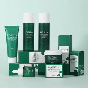 Kit DE CUIDADO DE LA PIEL Madagascar Centella calma el cuidado facial del acné Centella Asiatica extracto suero crema y loción conjunto de cuidado de la piel facial