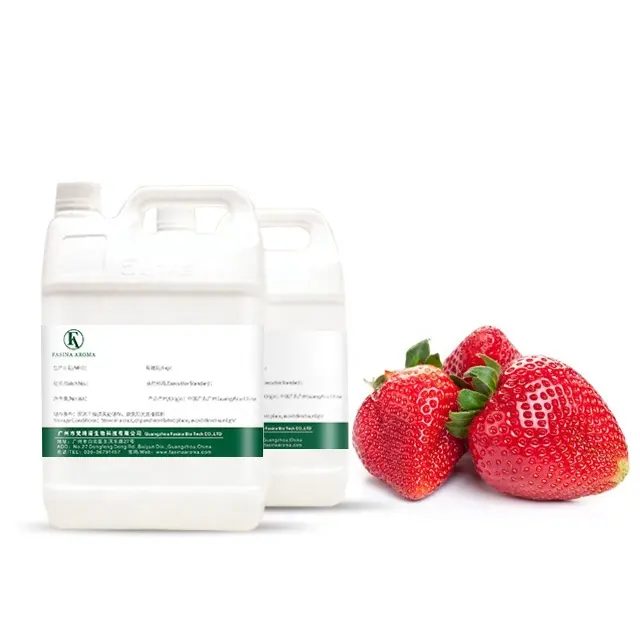 Huile essentielle pour, 1KG 5KG, odeur de fraise Pure de qualité supérieure, pour fabrication de savon