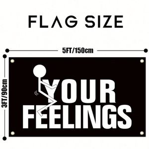 Tapiz Decorativo para Pared de Dormitorio, Habitación Universitaria, Sala de Estar, con Diseño de Tus Sentimientos, 3x5 pies - Product Image 3