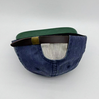 Gorra de Béisbol Personalizada de Algodón Lavado de Alta Calidad, Estilo Desestructurado, 6 Paneles, Ajustable para Hombre, Visera Plana, Cierre a Presión, para Golf, con Logotipo Personalizado