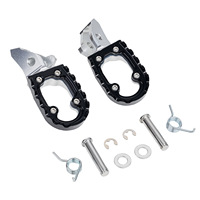 Surron Ultra Bee - Repose-pieds à trois couches avec amortissement - Aluminium - 16x15x8cm - Pour la modification des motos électriques tout-terrain