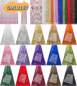 Vestido de Novia Tradicional de Lujo Más Vendido con Lentejuelas y Encaje Brillante, Malla de Tul Hecha a Mano en Nigeria para Fiesta de Noche - Product Image 6