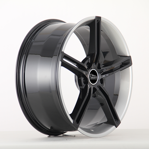 रिज़ो जाली हल्के 21 इंच रिम्स ने 5x130 मिश्र धातु रिम्स को 5 एक्स एलॉय रिम्स के लिए पांच बोए एल्यूमीनियम जाली पहियों - Product Image 4