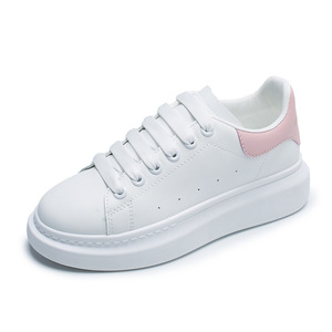 New Arrival Retro Sneakers Lace-Up Designer Casual Footwear for Women's White Low Top Sports Tennis <b>Shoes</b> - Product Image 5