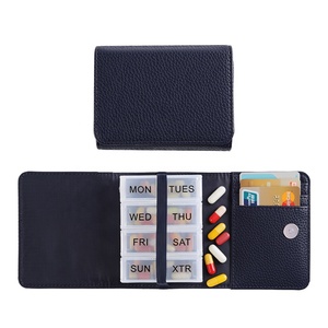 Promotional Handcrafted Luxury Durable Personalized Logo Pill Storage Box for Outdoor and Home Use