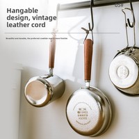 Poêle à frire extra-épaisse en acier inoxydable 304, motif flocon de neige, antiadhésive, style chinois, pour saisir les steaks, compatible gaz, cuisson domestique