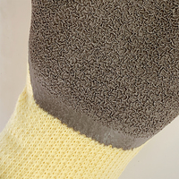 Gants de travail de sécurité doux et résistants aux déchirures, doublure en coton 10G avec surface froissée en latex