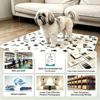 Tapis pour chien imperméable, anti-odeurs, réutilisable, lavable, pour l'apprentissage de la propreté des chiots, tapis de propreté pour chiens, animaux de compagnie