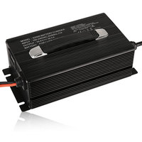 Chargeur de batterie au lithium-ion S2500 haute puissance 48v 54.6v 18A avec affichage OLED pour chariot de golf de tondeuse à gazon