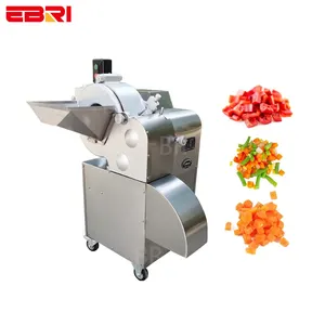 304material industrial electrical multifunction vegetable fruit potato carrot cutting slicing chopping dicing processing machine