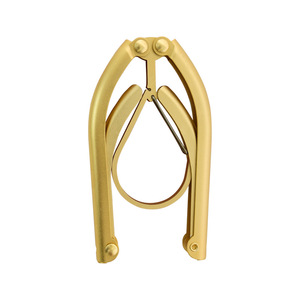 Tendedero de ropa plegable de <span class=keywords><strong>Metal</strong></span> de aleación de aluminio portátil perchas plegables para uso en Guardarropa para viajes y hoteles - Product Image 1