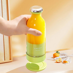 휴대용 미니 전기 USB 무선 블렌더, 스테인리스 스틸 칼날, 350ML 용량, 야외 및 RV용 핸드헬드 쥬서 - Product Image 5