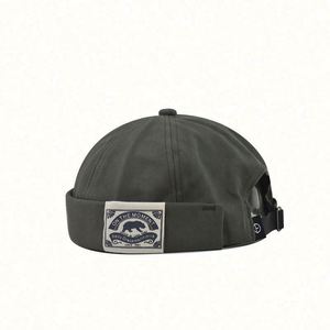Casquette de baseball sans visière personnalisée en gros pour hommes, réglable - Product Image 5