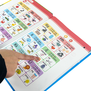 <span class=keywords><strong>Livre</strong></span> sonore personnalisé rechargeable, <span class=keywords><strong>livre</strong></span> d'histoires parlant, matériel éducatif précoce pour enfants, en papier cartonné, personnalisable - Product Image 2
