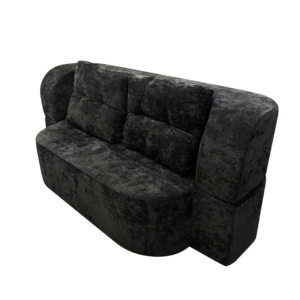 Canapé de salon en velours compressé avec dossier rembourré, idéal pour appartement, hôtel, mobilier d'intérieur, fourniture pour projets contractuels - Product Image 4