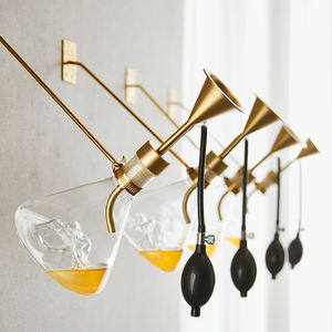 ガラス製クリエイティブな香り瓶 SPA スパ 真鍮製香り器具 ホワイト アルコールオイル 香水 コーヒー豆 80/300 香り瓶 - Product Image 4