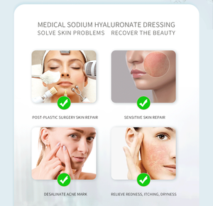 Mascarilla <span class=keywords><strong>Facial</strong></span> JIABEIMEI con Ácido Hialurónico, No Comedogénica, Transpirable, Hidratante, Blanqueadora, Calmante para Erupciones, Reparadora de Barrera Cutánea, Soporte 24h - Product Image 5