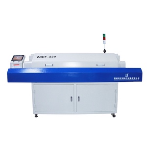 ZB830RF ayarlanabilir hız sıcak rüzgar reflow fırın/SMT Reflow fırın makinesi/PCB tekrar akımlı lehimleme + 8 ısıtma bölgesi (4 aşağı 4)