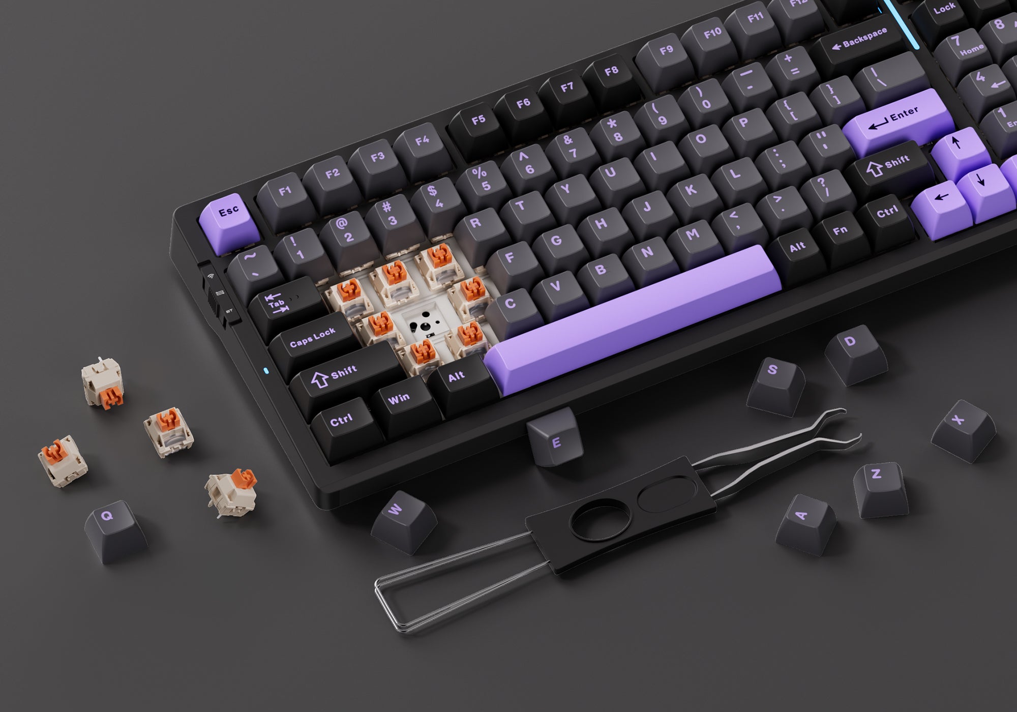 MCHOSE G98 Pro Gasket Mount Mechanical Keyboard Tri-mode Hot