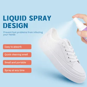 Anti-bakteriyel ayak koku giderici üretici özel etiketi dezenfekte ayakkabı parfüm spreyi ayak çorap koku ayakkabı sprey