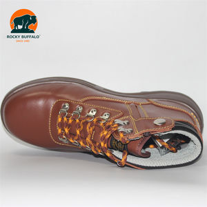 <span class=keywords><strong>Rocky</strong></span> Buffalo Chaussures à bout en acier semi-Goodyear de haute qualité Chaussures de sécurité unisexes en cuir de première couche pour l'été, l'hiver et <span class=keywords><strong>le</strong></span> printemps - Product Image 6